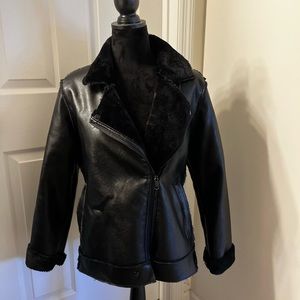 Adam Levine Faux Leather/Fur jacket.